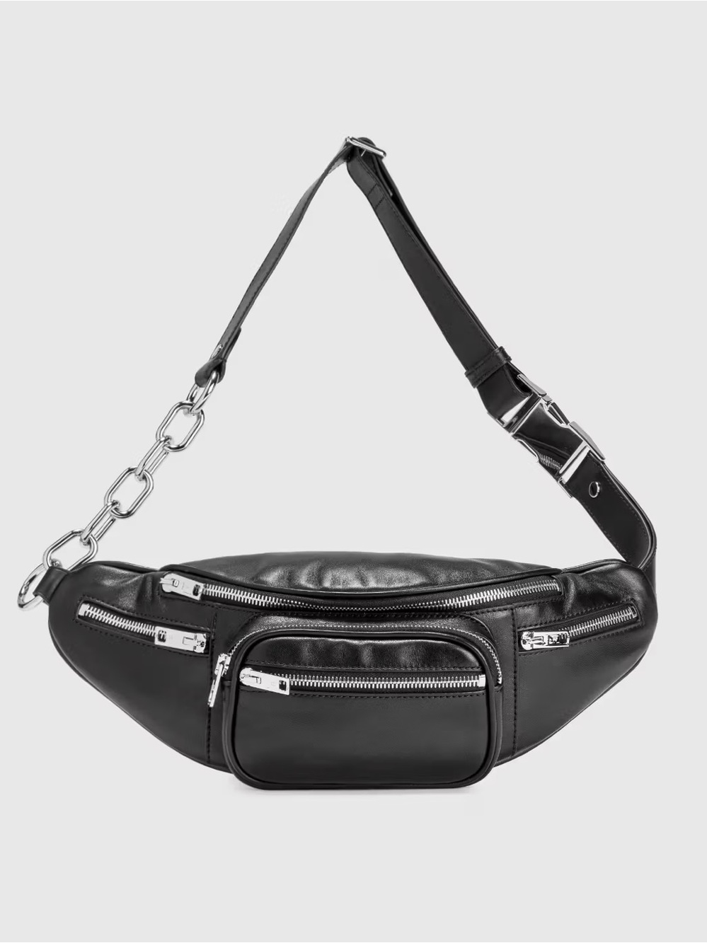 Alexander Wang Attica Black Leather Belt Bag